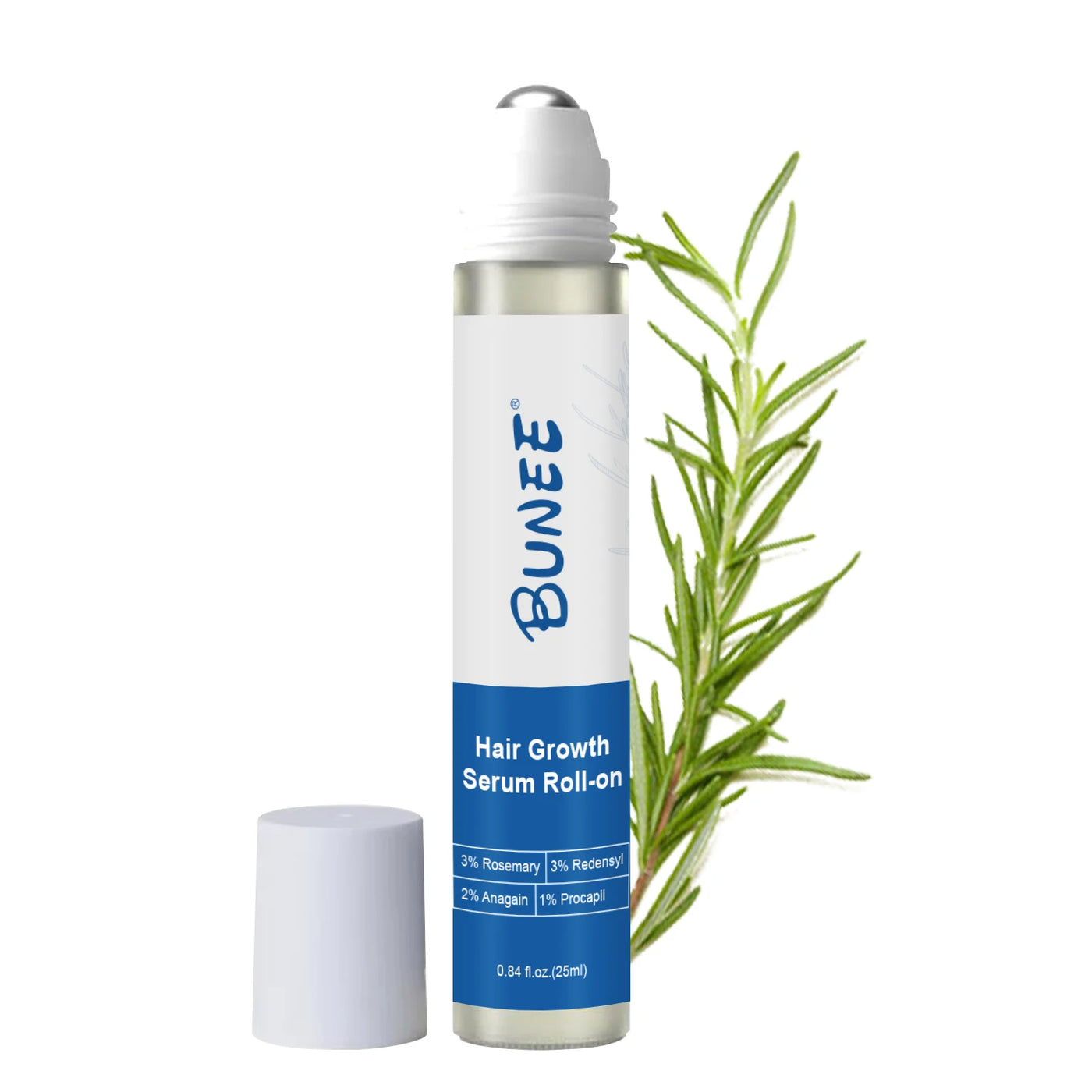 Close-up of healthy-looking hairline after consistent scalp serum use
